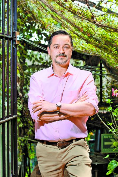 El aspirante asegura que su motor es su hijo de seis años. Omar Franco
