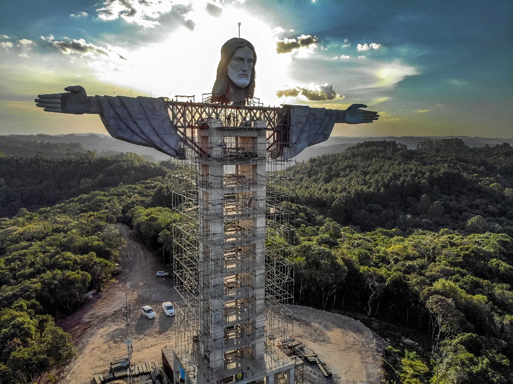 EL Cristo Protector tiene un presupuesto de 350 mil dólares y ha sido financiado sin dinero público. (AFP)