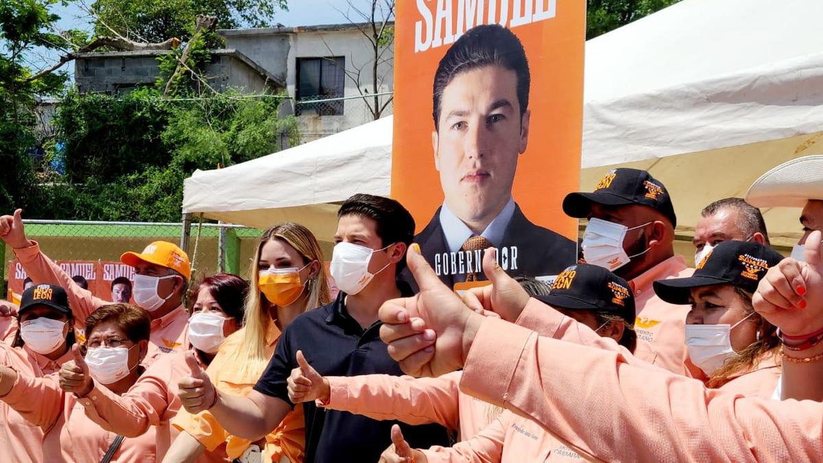 El candidato a la gubernatura de Nuevo León por Movimiento Ciudadano, Samuel García. Foto: Especial