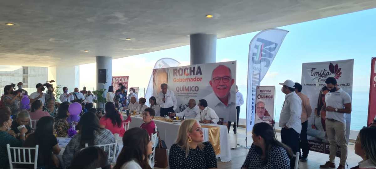 Rubén Rocha, candidato a  la gubernatura de Sinaloa.