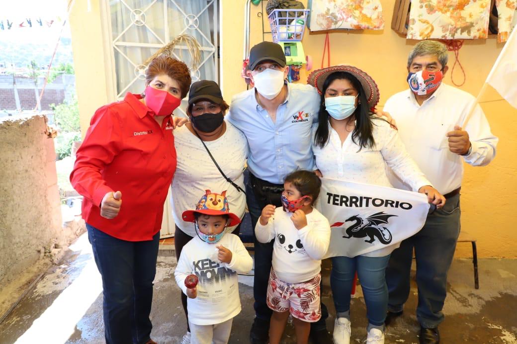Primer semana de campaña de Adrián Rubalcava en alcaldía Cuajimalpa