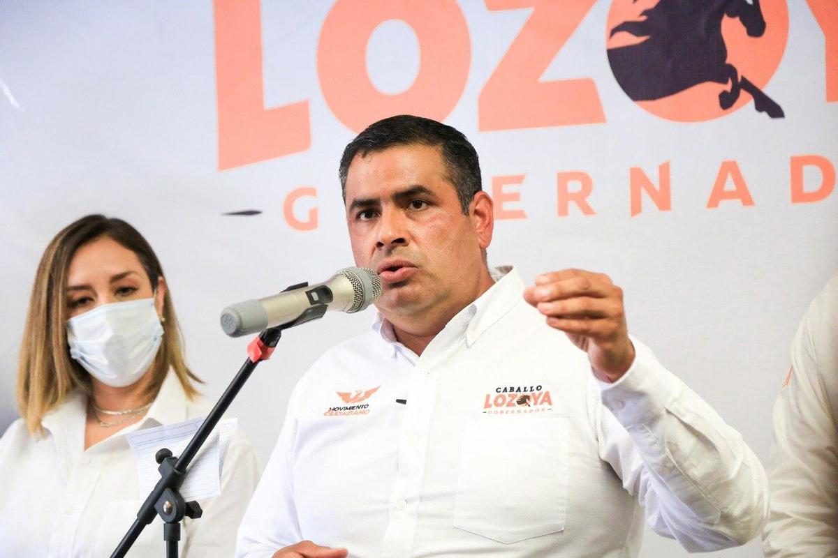 El Caballo Lozoya, candidato de MC a la gubernatura de Chihuahua.
