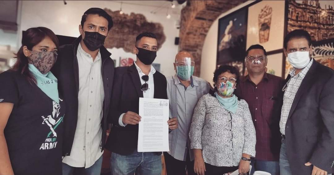 Christer Espino presentó la denuncia por la cirujana y enfermera pro aborto. (Twitter: Chriester Espino)