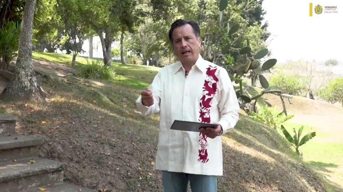 El gobernador Cuitláhuac García aseguró que no ha inaugurado ni promovido ninguna obra. (@CuitlahuacGJ)