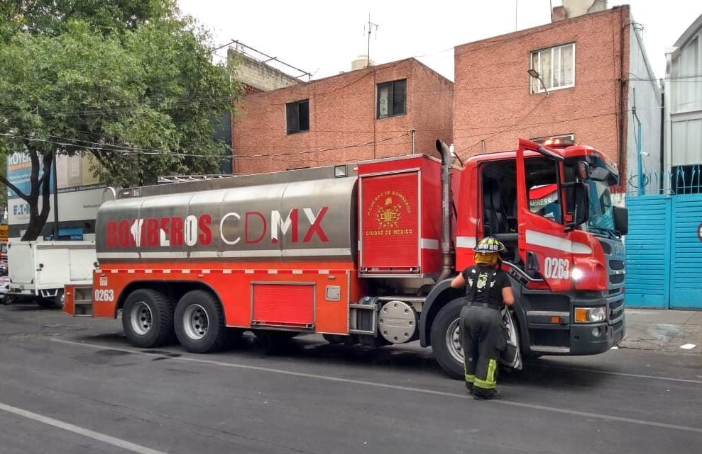 El incendio se generó en un inmueble de la colonia Doctores | Jorge Becerril