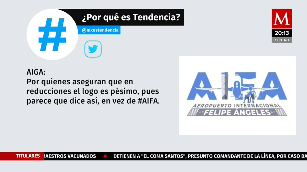 La polémica por nuevo logo el NAIM en redes sociales