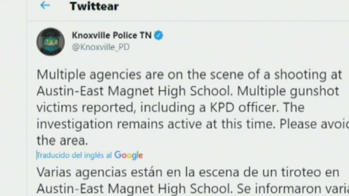 Tiroteo en escuela de Tennessee deja varios heridos