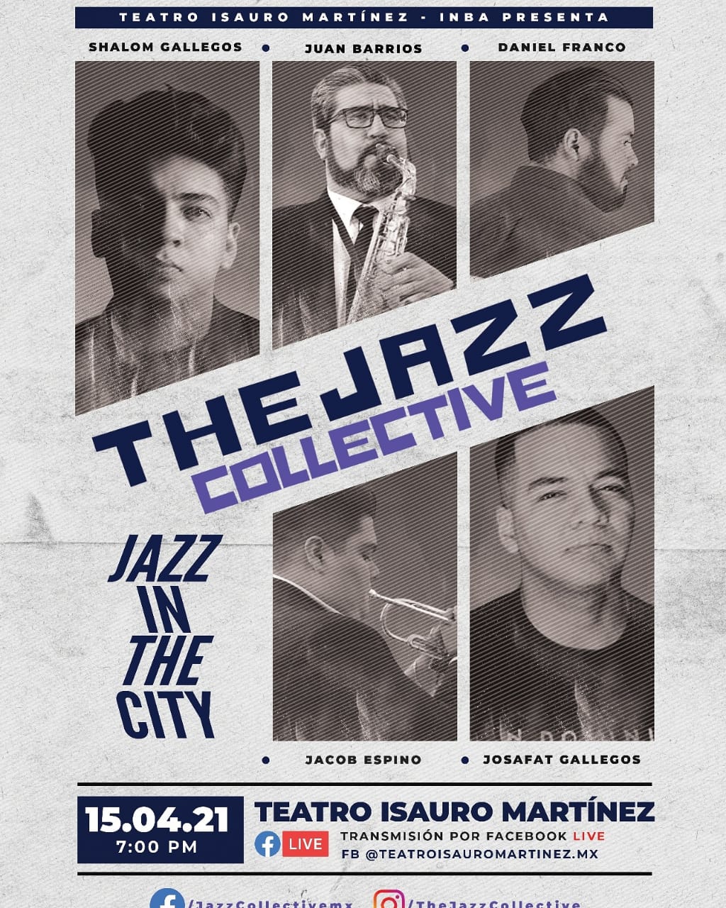 Se transmitirá en vivo un concierto con la participación de The Jazz Collective. (Cortesía)