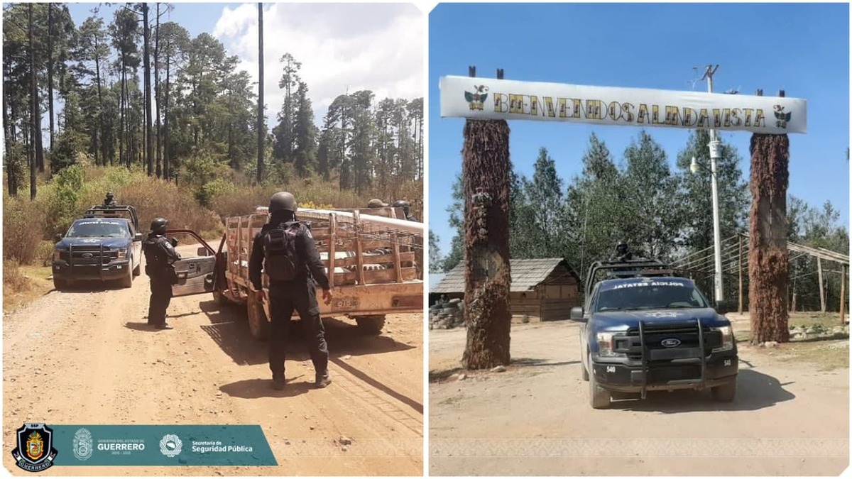 Autoridades mantienen la seguridad en la zona.