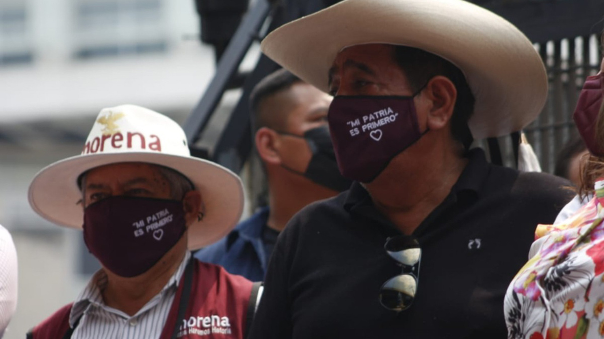 Diputados de Morena se suman al plantón en INE; exigen candidaturas a Salgado y Morón
