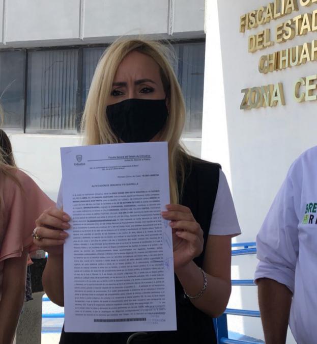 La candidata a la gubernatura de Chihuahua por el Partido Verde Ecologista de México, Brenda Ríos,