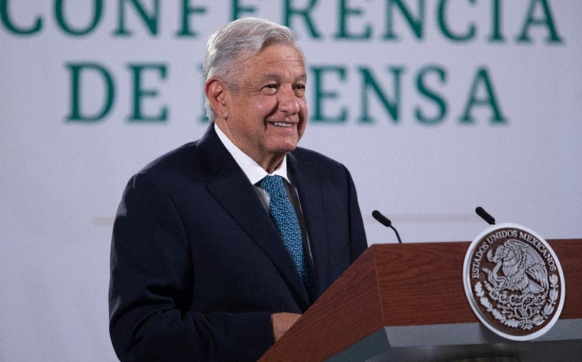 La conferencia mañanera de hoy se llevó a cabo desde Palacio Nacional. (Cortesía)