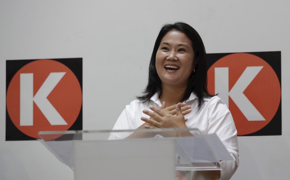 Keiko Fujimori obtuvo el 13.3 por ciento de votos en la primera vuelta. (EFE)