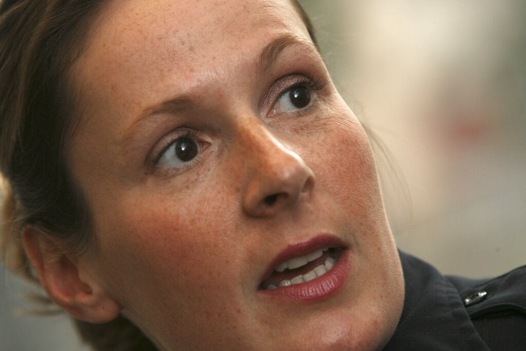 Kim Potter es la policía que mató al joven afroamericano Daunte Wright. | AP