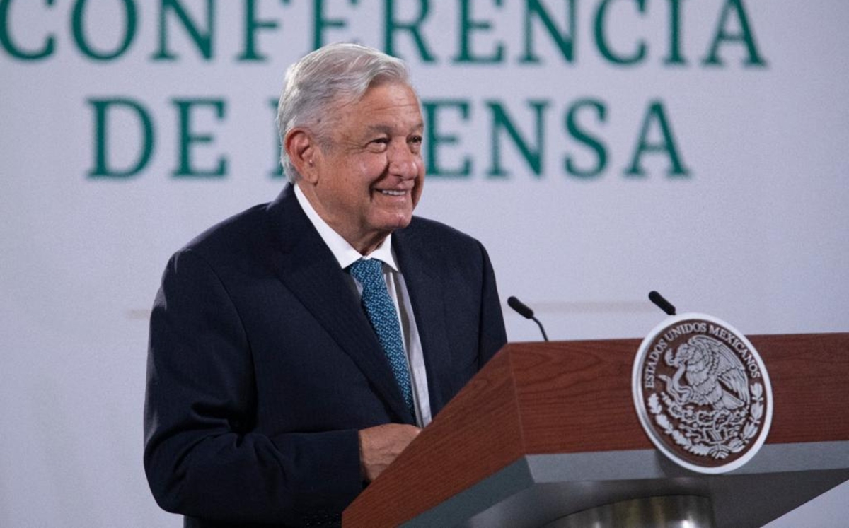 El mandatario ofreció su conferencia mañanera desde el Salón de Tesorería en Palacio Nacional. (Cortesía)