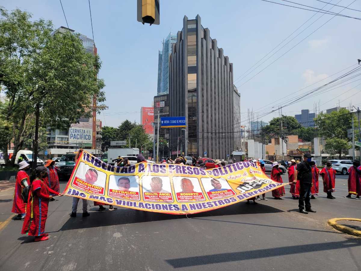 La manifestación afectó considerablemente la movilidad en la zona de Polanco | Especial