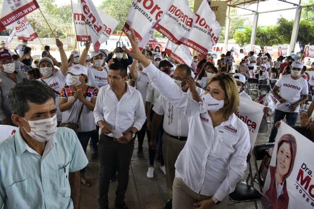 Mónica Rangel, candidata de Morena a la gubernatura de SLP. (Especial)