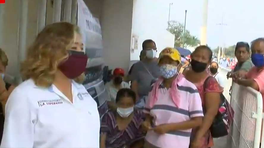 Sigue vacunación anticovid para adultos mayores en Cd, Madero