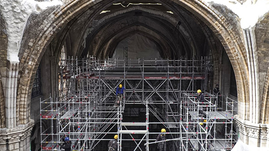 A casi 2 años del incendio de Notre Dame