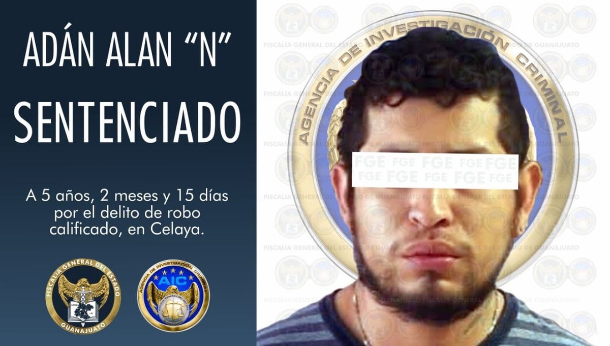 Adán Alan “N” fue declarado culpable por el delito de robo calificado