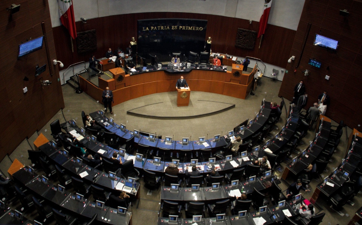 Aspectos de una sesión ordinaria del pleno del Senado. (Cuartoscuro)