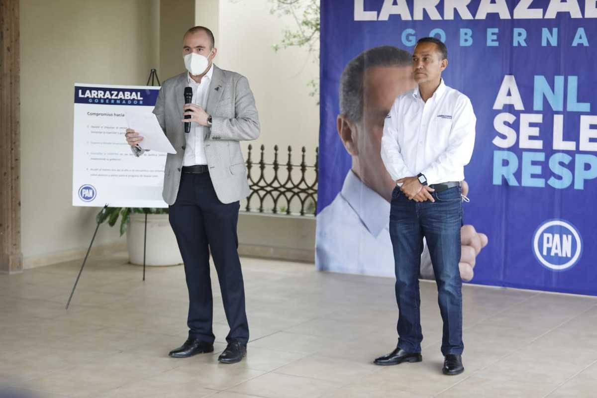 El candidato del PAN a la gubernatura, Fernando Larrazabal Bretón. Foto: Jorge López