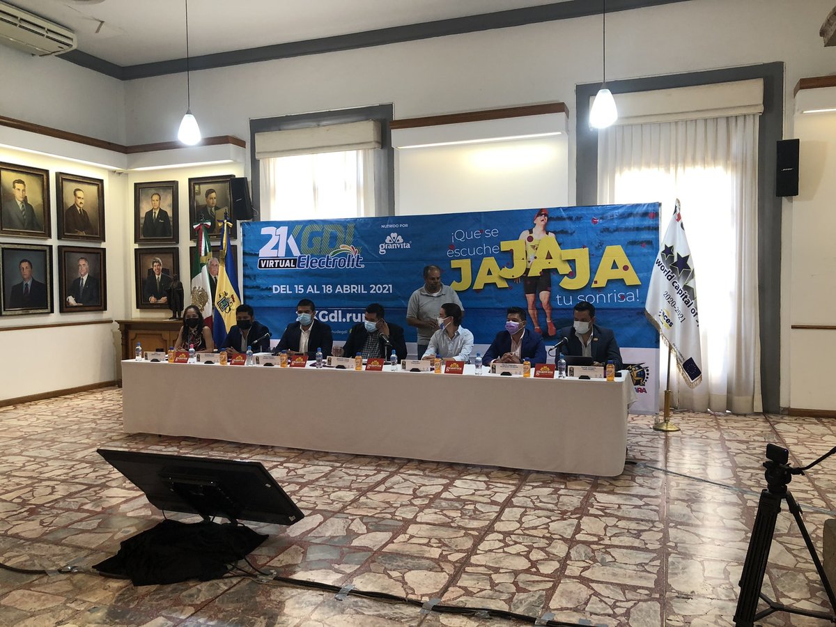 Carrera virtual Guadalajara 21K se acerca a su recta final (Twitter @comudegdl)