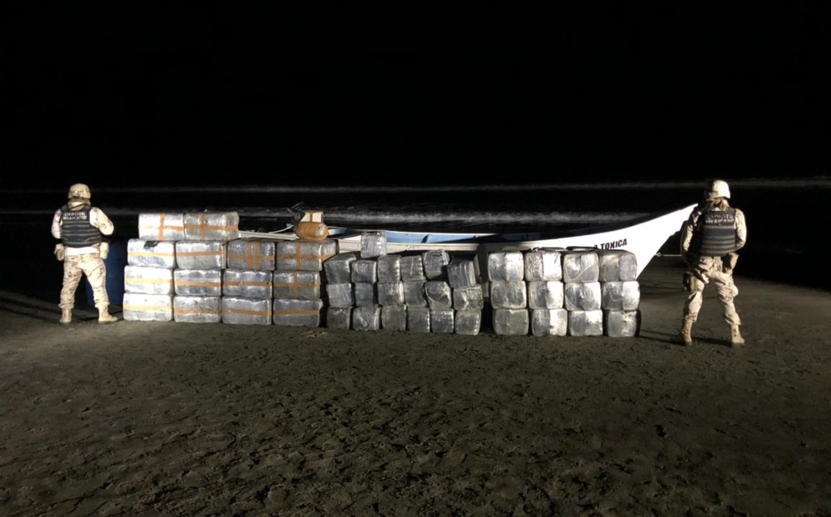 El decomiso del Ejército se realizó en el Ejido Nueva Odisea de San Quintín.