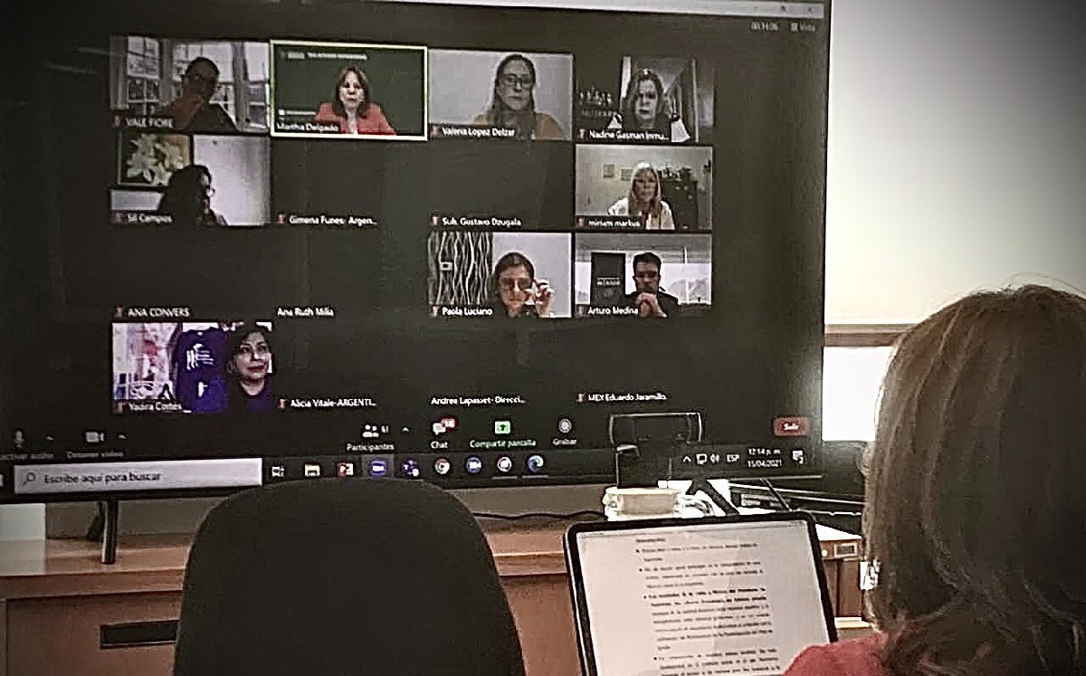 En el evento participó la subsecretaria Martha Delgado y la presidenta de Inmujeres, Nadine Gasman. (Twitter)
