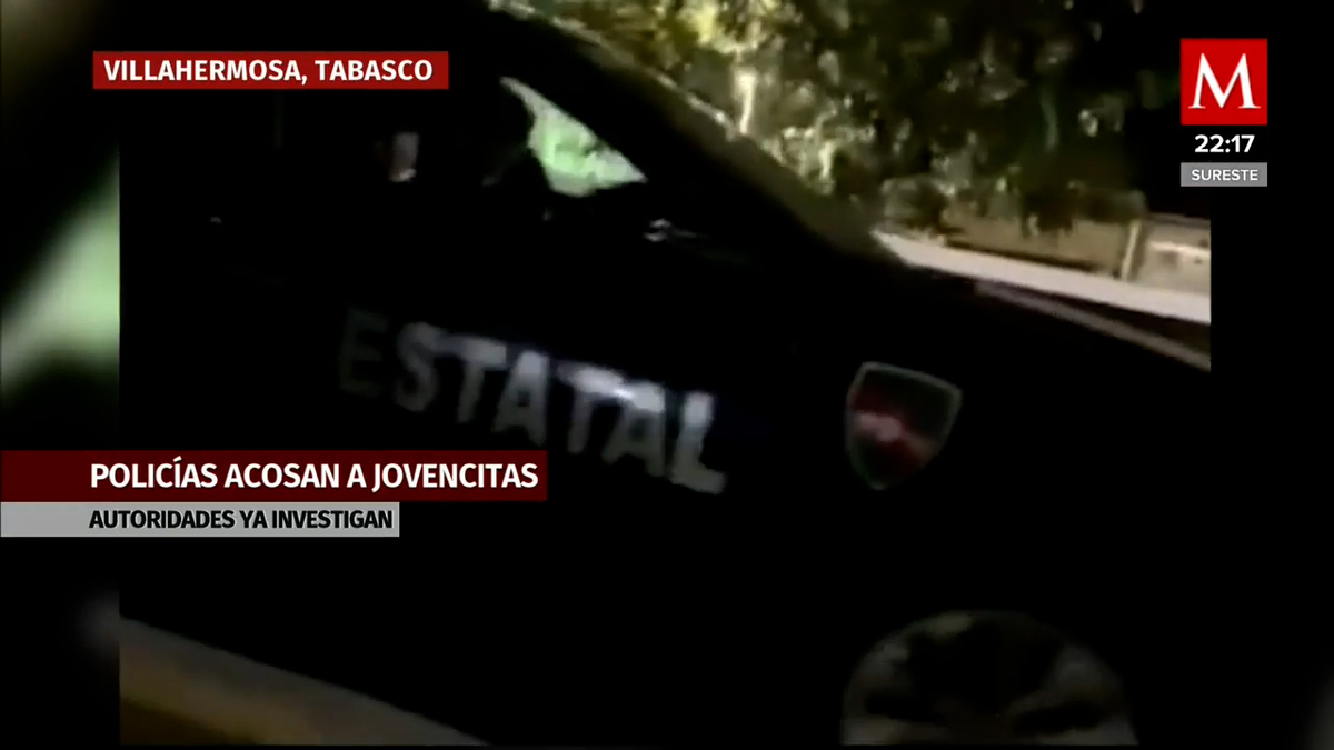 Policías de Tabasco acosan y persiguen a jóvenes en Villahermosa