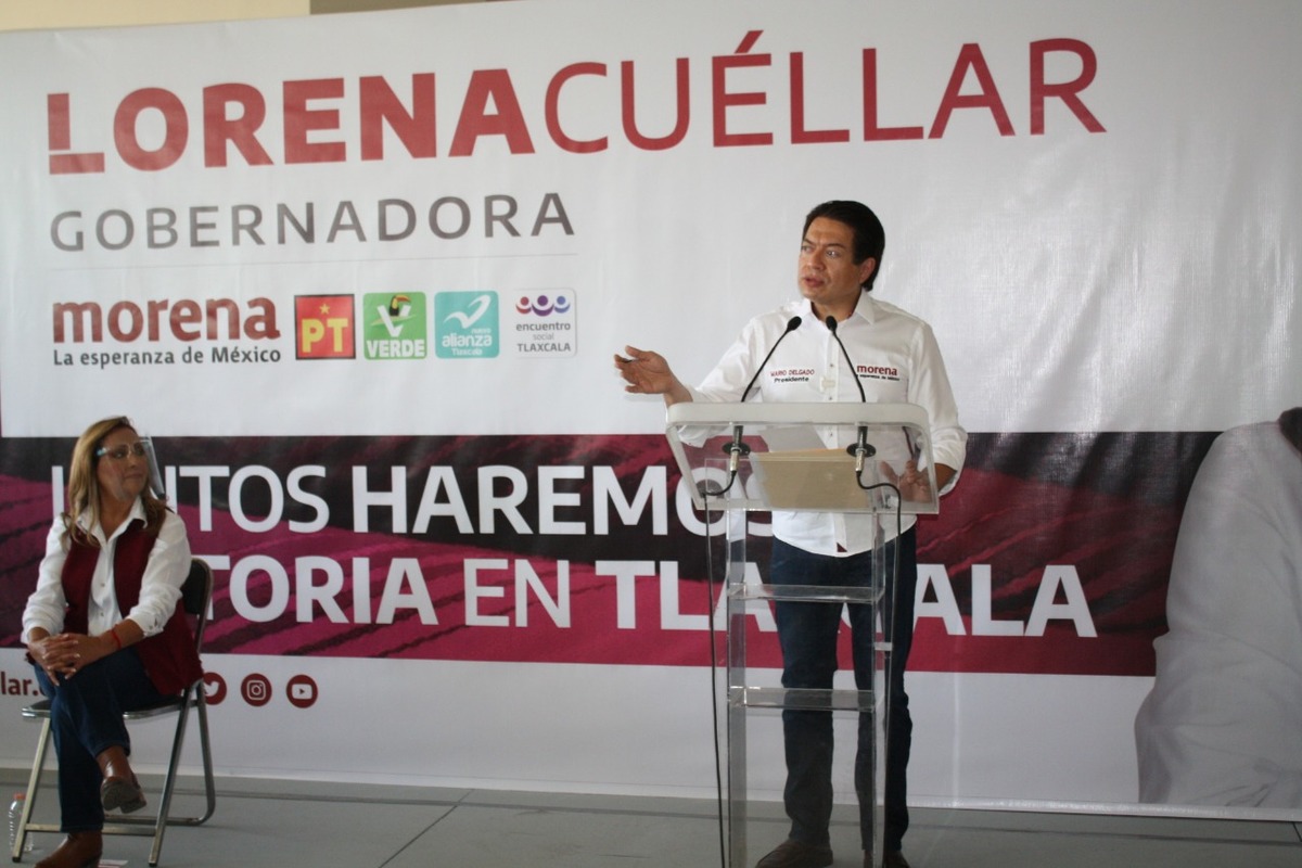 Visita del dirigente nacional de Morena, Mario Delgado. | Especial