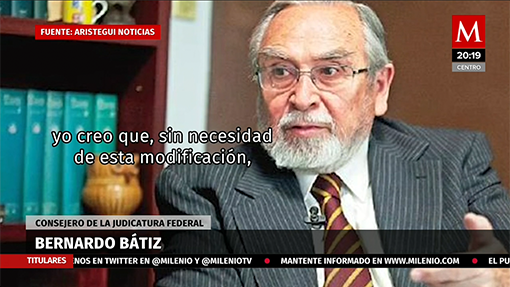 Bernardo Bátiz, sobre el artículo transitorio de la Ley Orgánica del Poder Judicial.