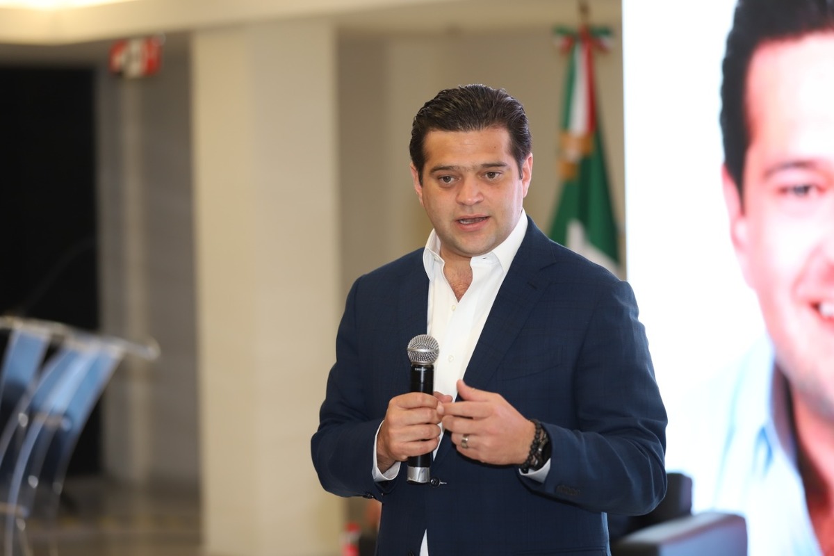 El candidato de la Coalición PRI-PRD: “Va Fuerte por Nuevo León” a la alcaldía de Monterrey, Francisco Cienfuegos. Foto: Especial