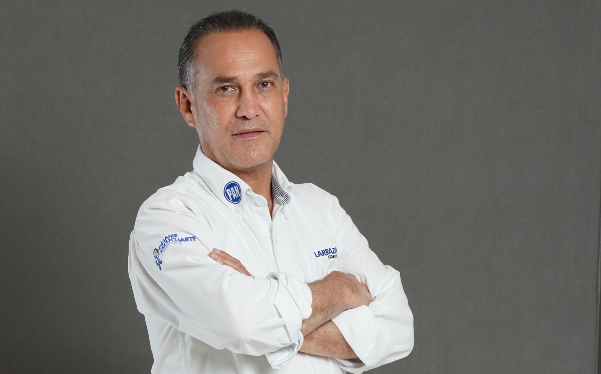 El candidato del Partido Acción Nacional (PAN) a la gubernatura de Nuevo León, Fernando Larrazabal. Foto: Especial