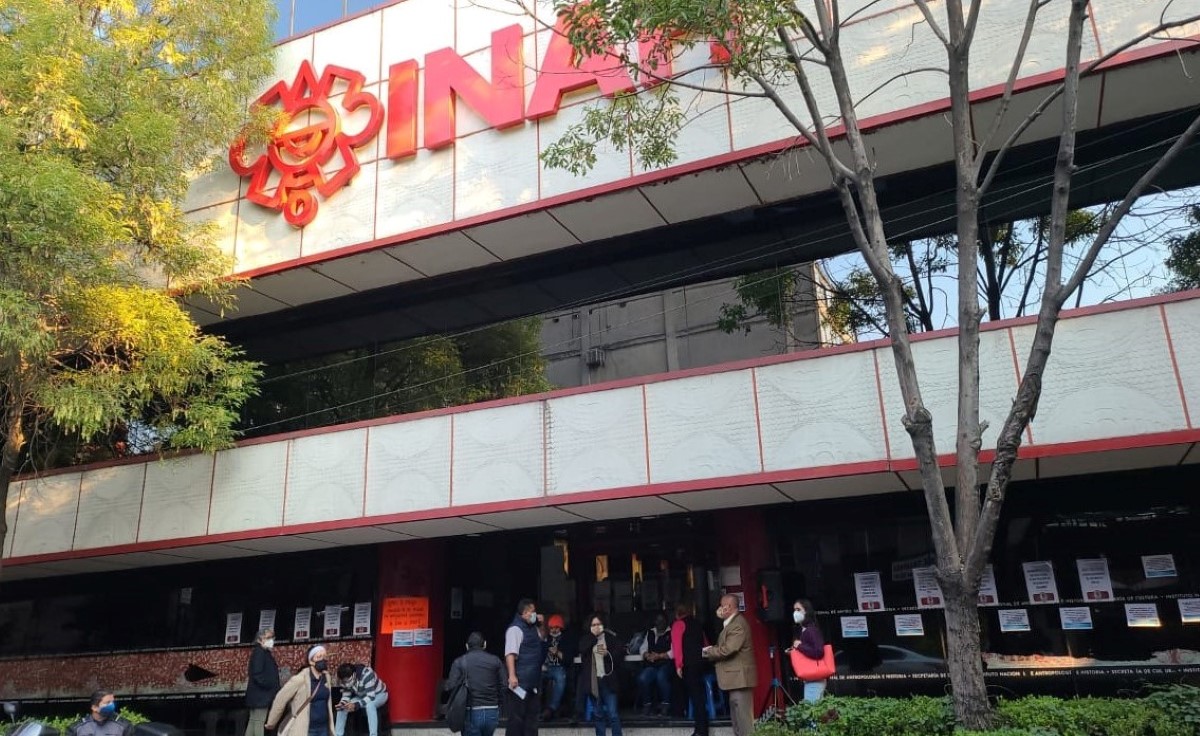 Los manifestantes tomaron las instalaciones del INAH. | Ramón Ramírez