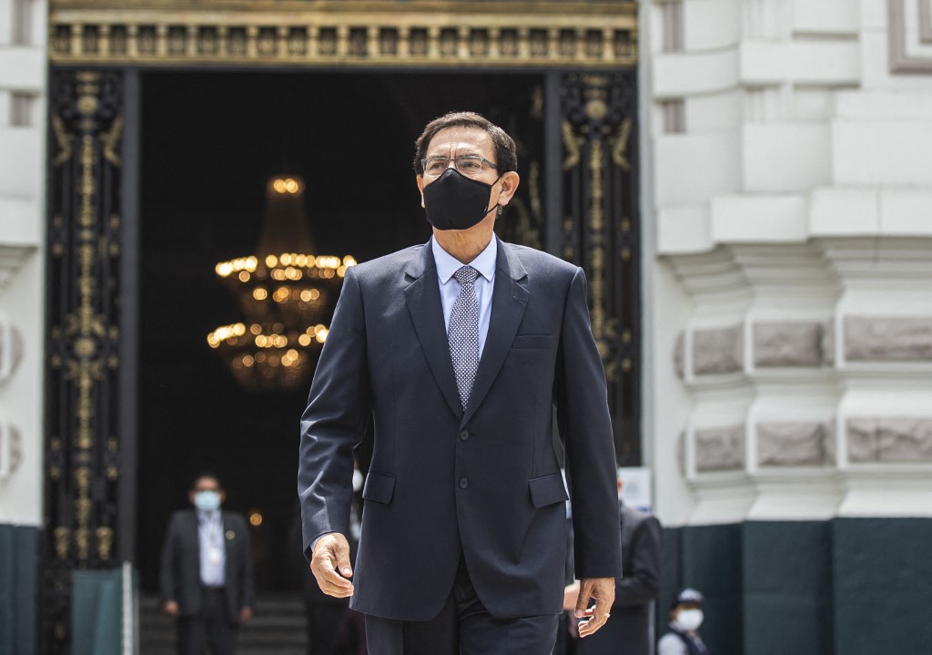 Martín Vizcarra, ex presidente de Perú de 2018 a 2020. (AFP / Archivo)