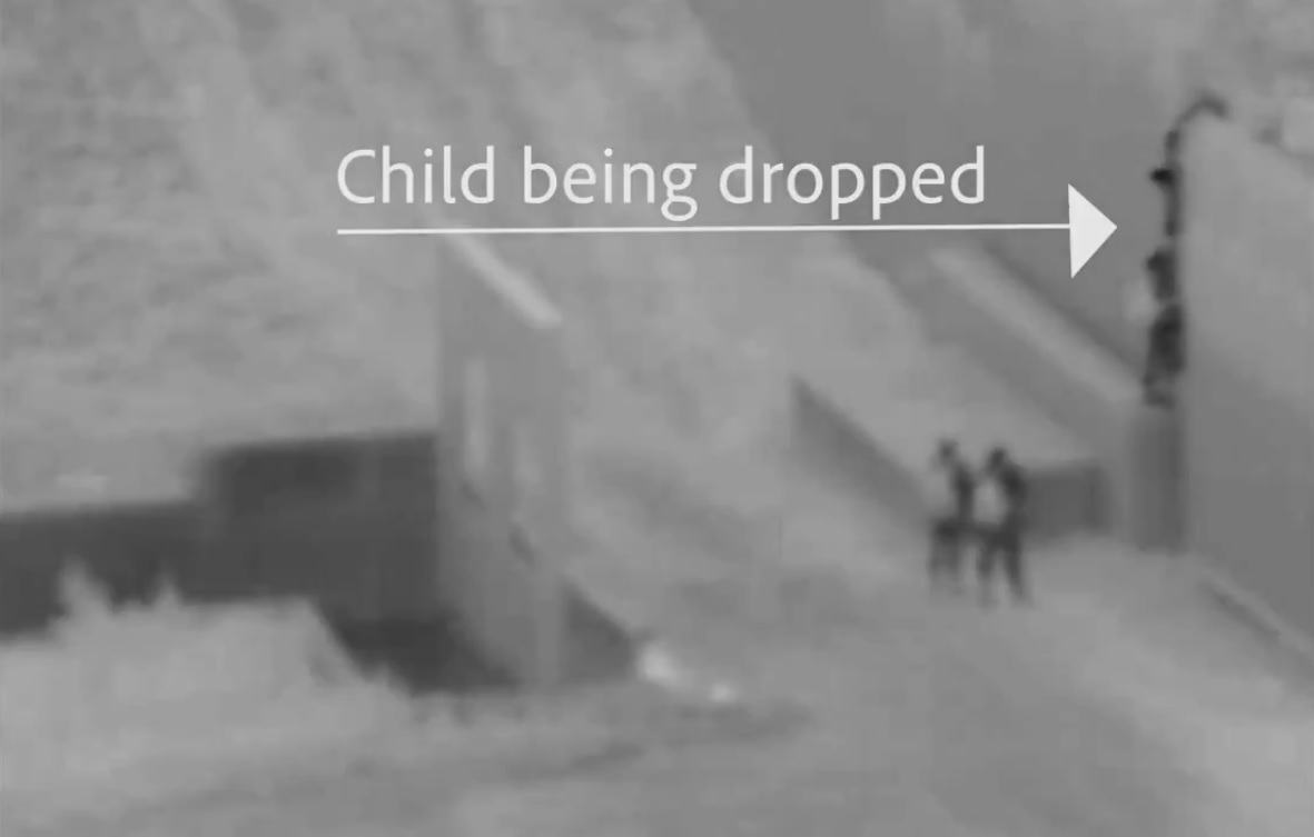 El video fue compartido por el jefe de la policía fronteriza de San Diego, Aaron Heitke. (Especial)