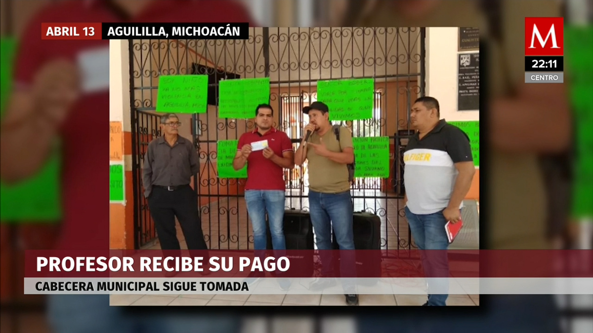 Maestro agredido por el Gobernador de Michoacán ya recibió su pago