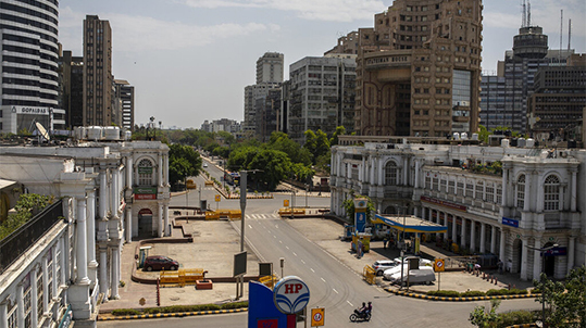 Nueva Delhi y las grandes ciudades de India, confinadas