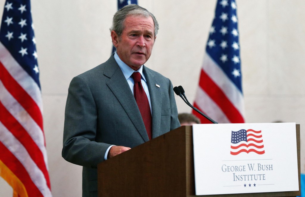 George W. Bush, ex presidente de Estados Unidos. | AFP