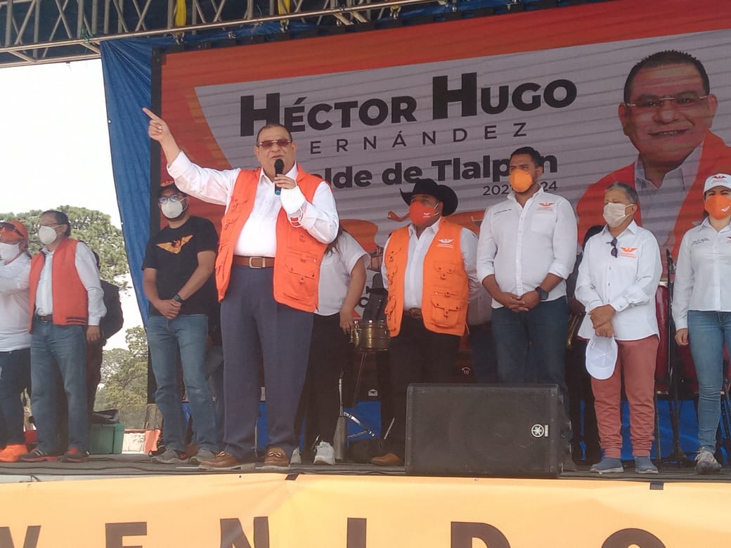 Héctor Hugo Hernández es el candidato a alcaldía de Tlalpan por Movimiento Ciudadano. | Armando Martínez