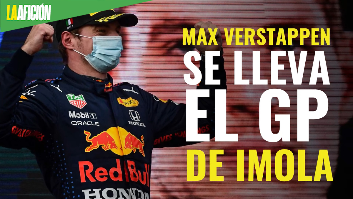 Max Verstappen se lleva el GP de Imola en difícil carrera para 'Checo' Pérez