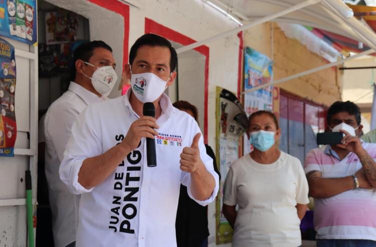 Juan de Dios Pontigo Loyola, candidato a diputado local por el distrito XIII de Pachuca. (Cortesía)