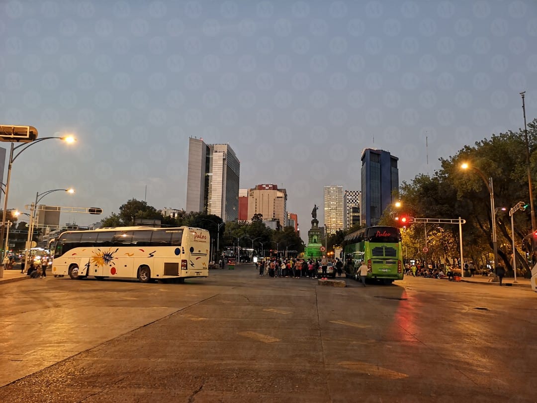 Los manifestantes llevan casi cinco horas en el sitio | Jorge Becerril
