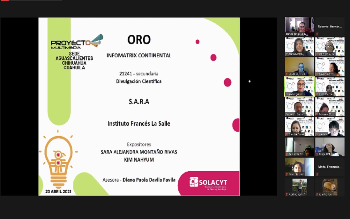 Alumnos lograron su acreditación internacional al evento continental que será a finales de junio de forma virtual. (especial)