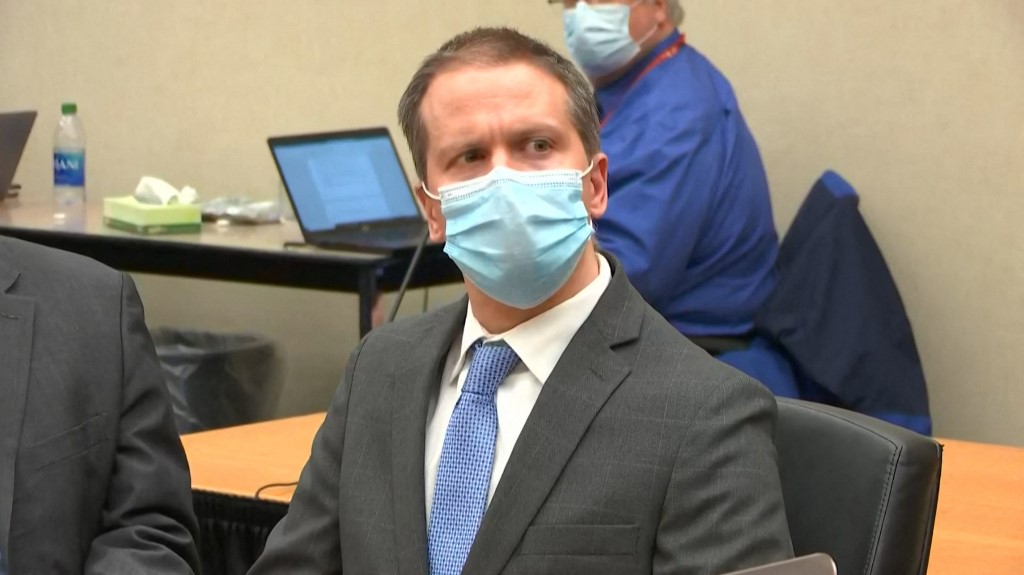 Derek Chauvin, ex agente de la policía de Minneapolis y asesino de George Floyd. (AFP)