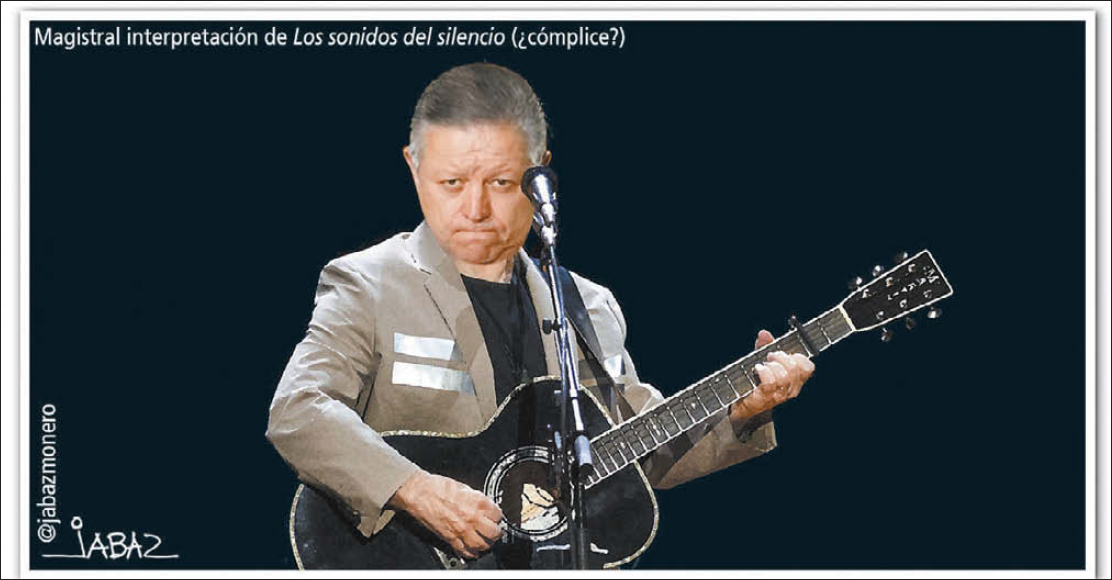 Magistral interpretación de "los sonidos del silencio" (¿Cómplice?)