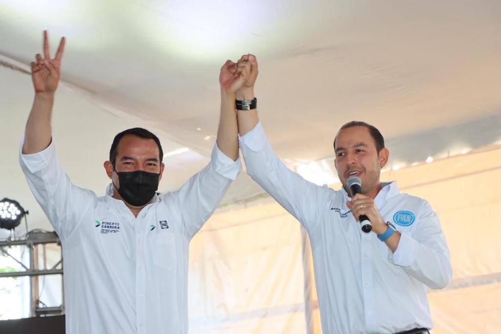 Roberto Cabrera Valencia, candidato del PAN a la presidencia municipal de San Juan del Río. (Especial)