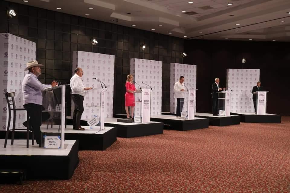 Los seis candidatos coincidieron que la más alta prioridad del estado es desterrar la inseguridad y la violencia. (Jocelyn Estrada)