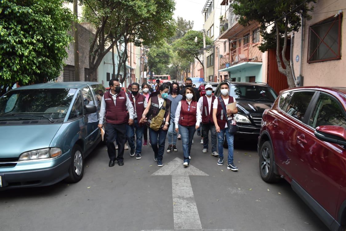 Dolores Padierna recorrió la demarcación | Especial